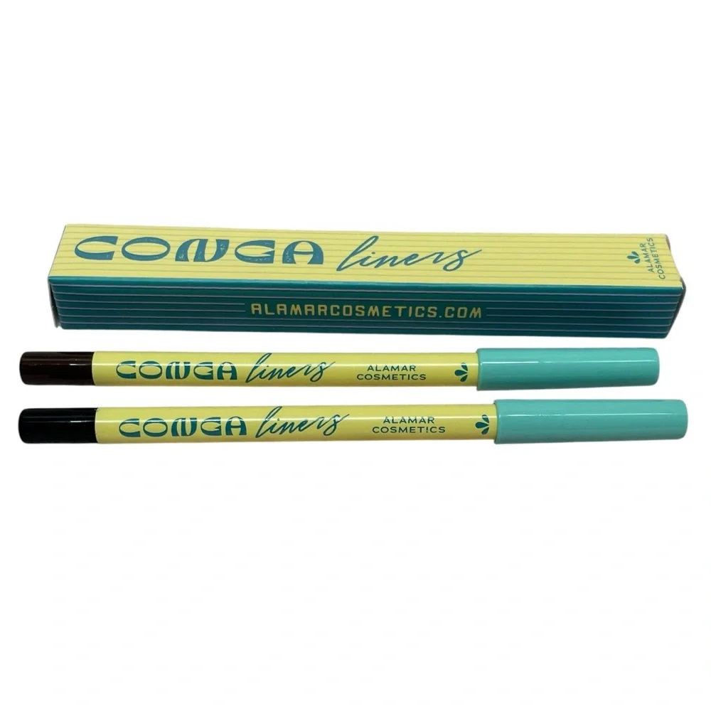 ALAMAR COSMETICS Conga Liners Duo‎ in Black & Brown NIB